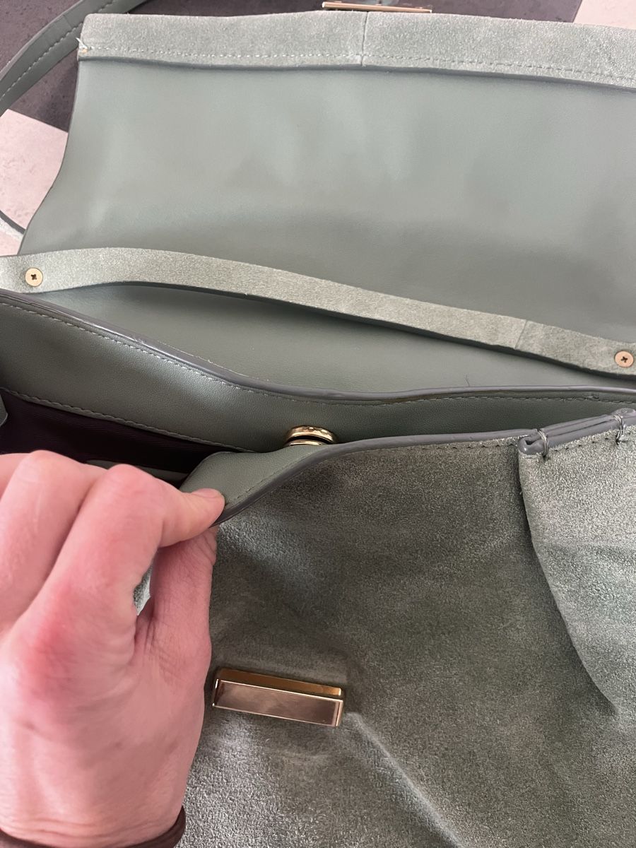 Zara Borse da donna: Zara Basic Bag - Umhängetasche in trendigem Grün! – Usato da Luzern venduto da Boudin03 3
