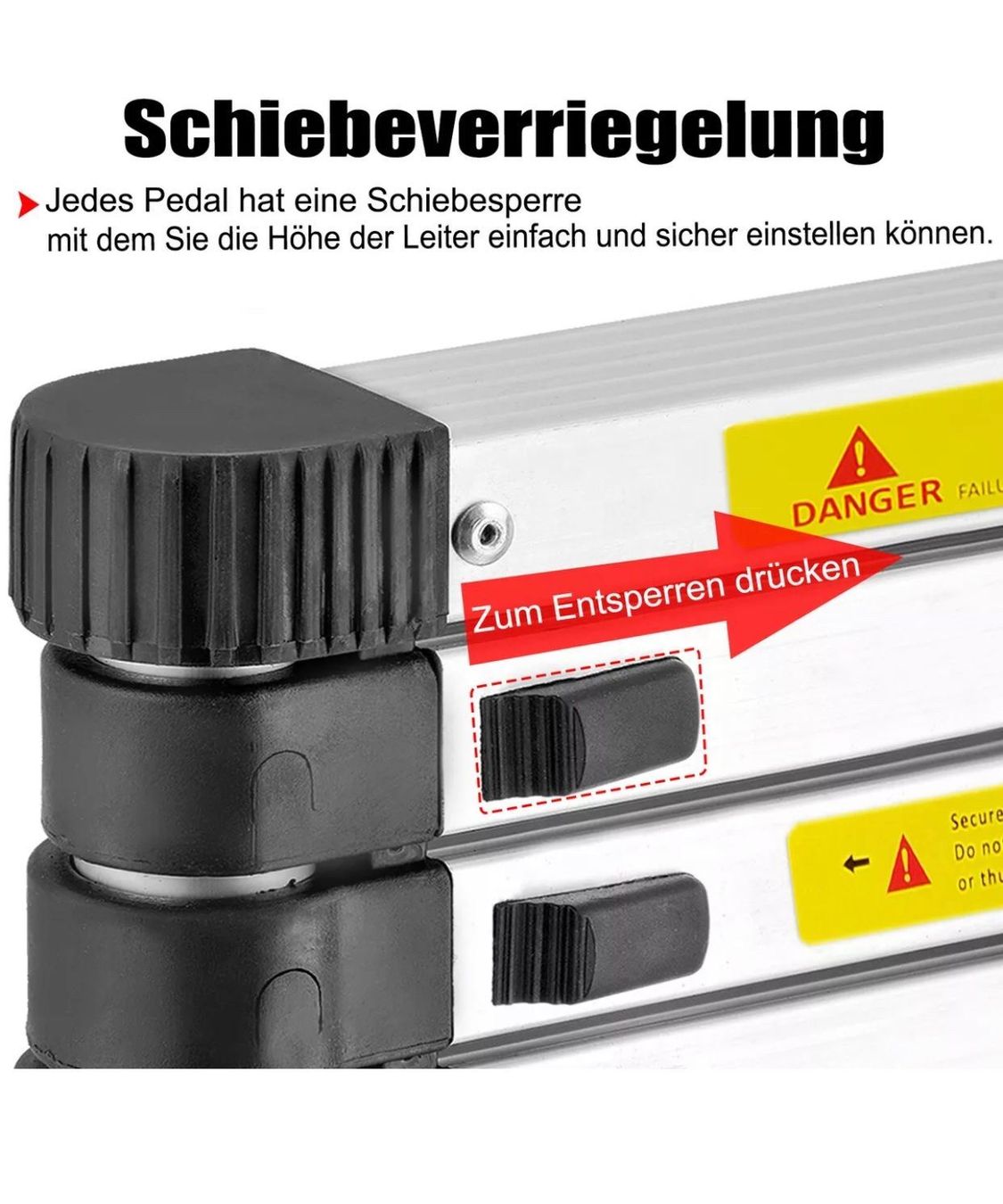 Leitern: +Alu Teleskopleiter Stehleiter Leiter Anl – Neu und originalverpackt aus Amriswil von JaJa-Express 5