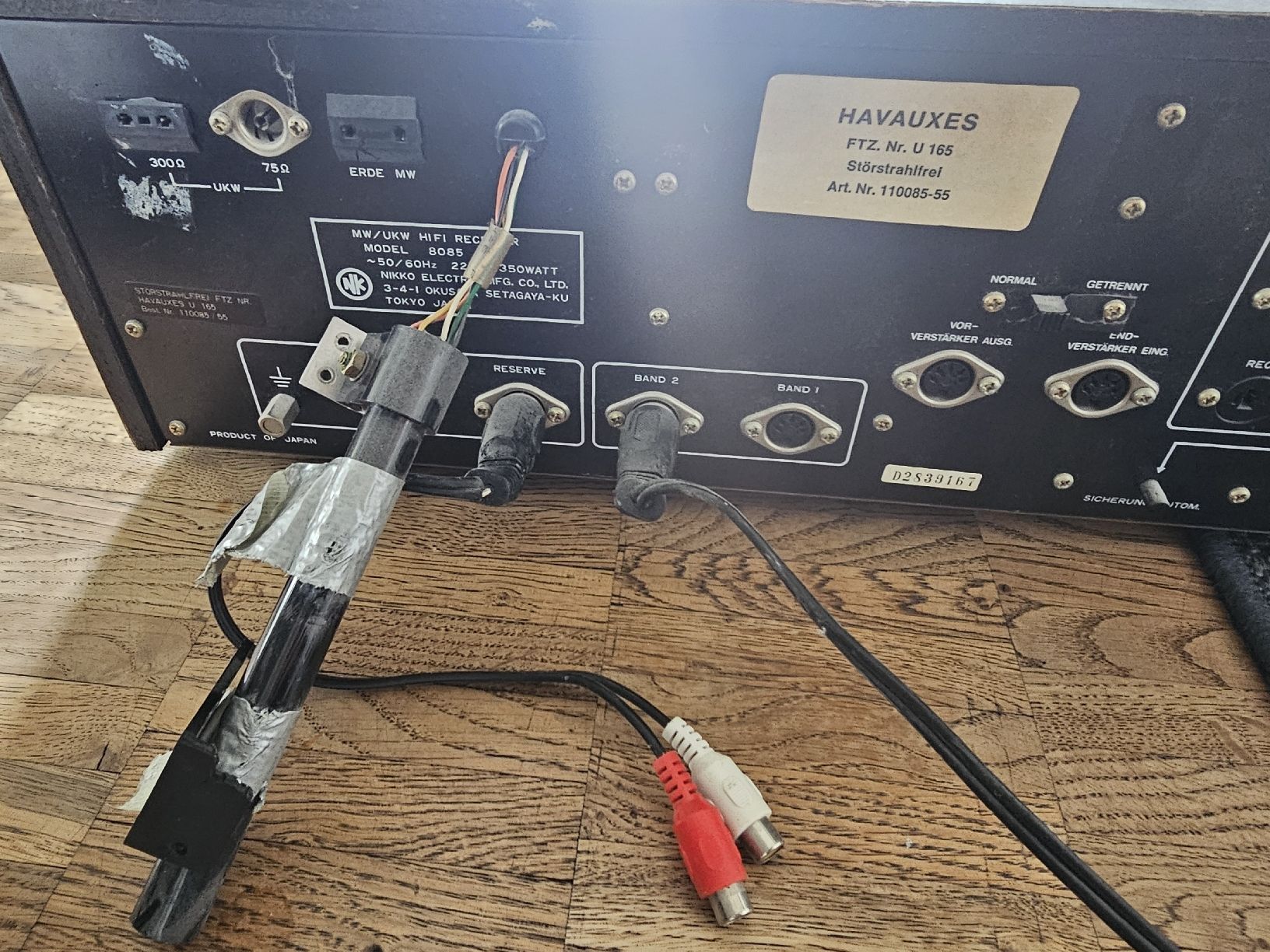 Receiver: Nikko 8085 Receiver silber Stereo UKW MW gebraucht – Gebraucht aus Aeugstertal von Levo84 4