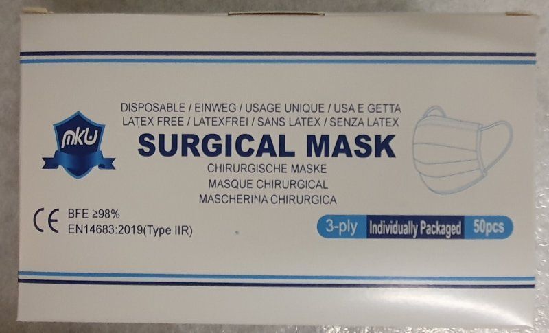 Maschere: Filtermasken 3-ply – Nuovo e nell'imballaggio originale da Ermenswil venduto da Walkest
