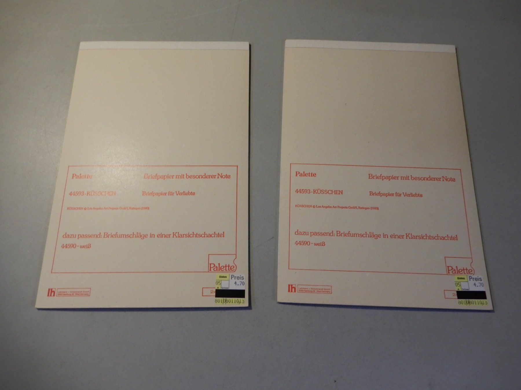 Papier: Briefpapier "Küsschen" – Neuf (Voir description) à Erstfeld par Mario_boe0 1