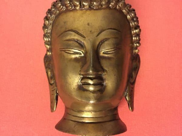 Skulpturen & Statuen: Alte Buddha Kopf aus Messing. – Gebraucht aus Lanzenhäusern von vic63 6
