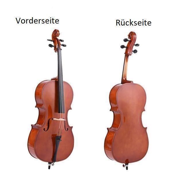 Strumenti musicali: Cello mit Fall 3/4 Größe Glanz-Finish – Nuovo (secondo la descrizione) da Chur venduto da _xtronix_ 3