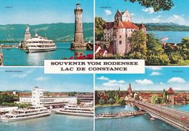 Souvenir vom Bodensee Lac de Constance Multivues  1980