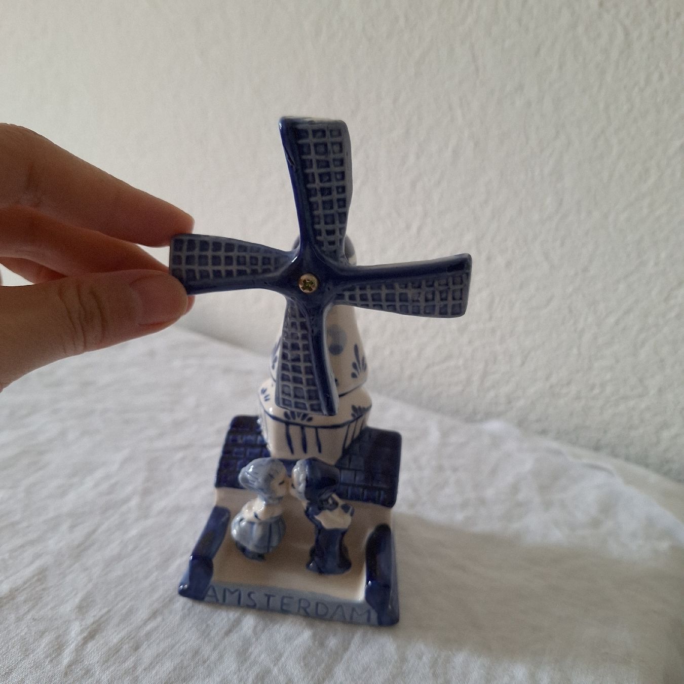 Tutte le decorazioni: Versand möglich.  Vintage Delft Windmühle – Usato da Winterthur venduto da Goldpipau 1