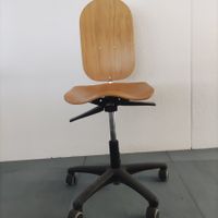 Thergofit Ortho Bürostuhl Holz mit Sitzhöhenverstellung
