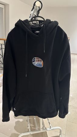 Stüssy Kapuzenpullover schwarz Grösse L guter Zustand