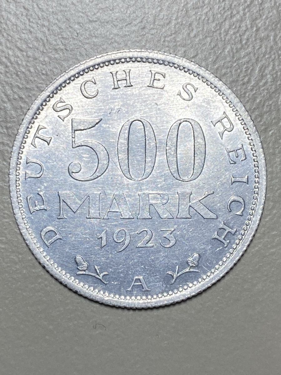 Tutti le monete: Deutsches Reich - 500 Mark - 1923 A – Usato da Payerne venduto da Mike1682