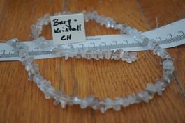 Seltener Schweizer Bergkristall – Splitter-Strang