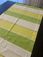 3 Sommerliche Tischsets, (Tischläufer) gestreift, grün/weiss