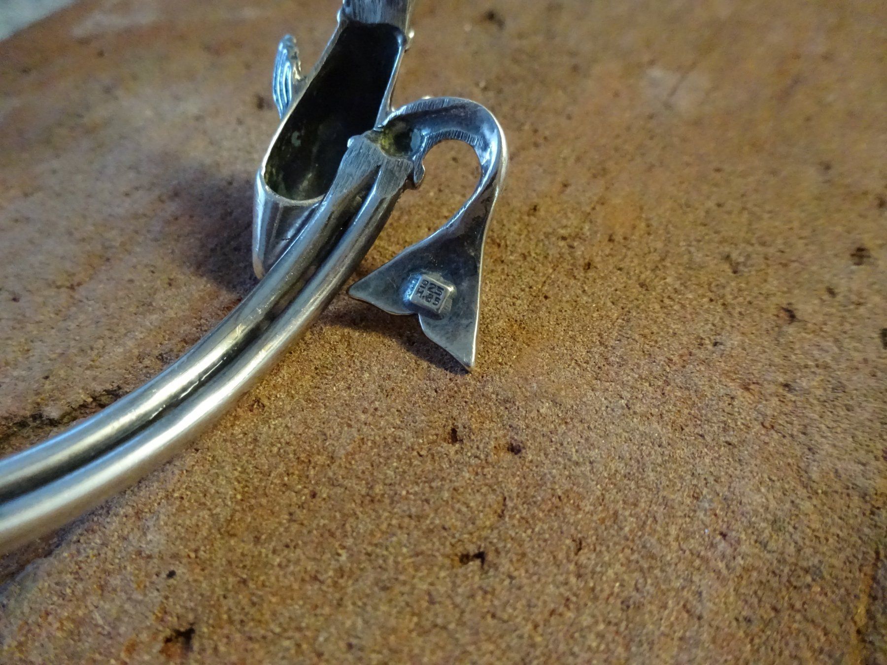 Armbänder & -reifen: Armreif Delphin Fisch Silber – Gebraucht aus Esslingen von FetteSchnecke 2
