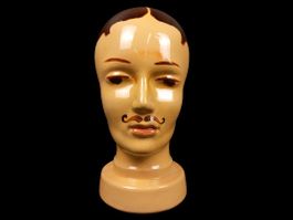 SCHEURICH Vintage Mannequin Kopf (Männlich)