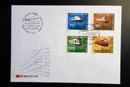 2002 FDC 100 Jahre SBB
