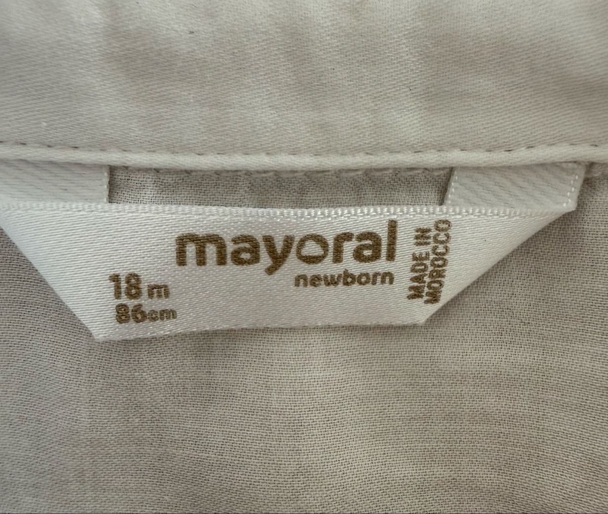 Mayoral Hemden, T-Shirts & Polos: Mayoral Hemd mit Weste gestreift Grösse 86 cm beige weiss – Neu (gemäss Beschreibung) aus Lyss von Sibella56 1