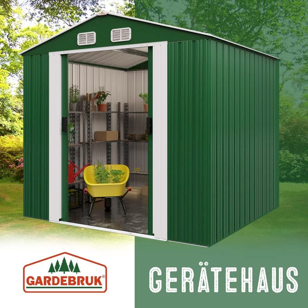 Gartenhäuser & Gewächshäuser: GARDEBRUK Gerätehaus Grün – Neu und originalverpackt aus Bottighofen von zaap 2