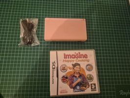 Nintendo DS Lite Pink + Imagine Happy Cooking Game!  