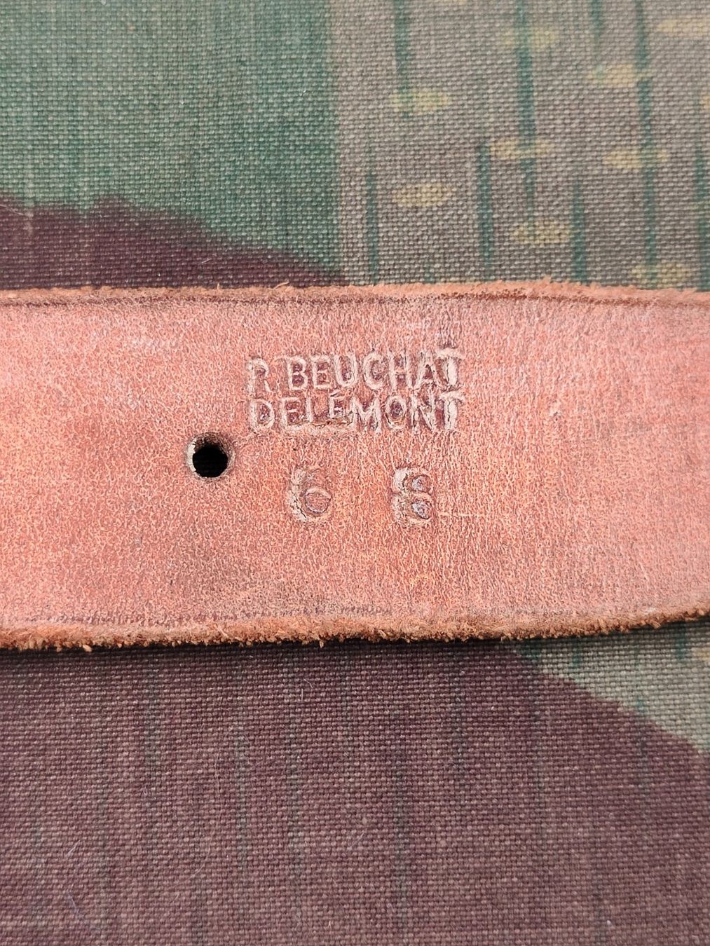 Schweizer Armee Uniformi: Leibgurt Ord. 1949, 100 cm – Usato da Bauma venduto da SwissMilitaria 3