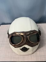 KCO Zengen Jethelm Retro Vintage mit Fliegerbrille Grösse S