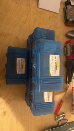 Plano 1229-50 Rifle Cartridge Case x10 blue