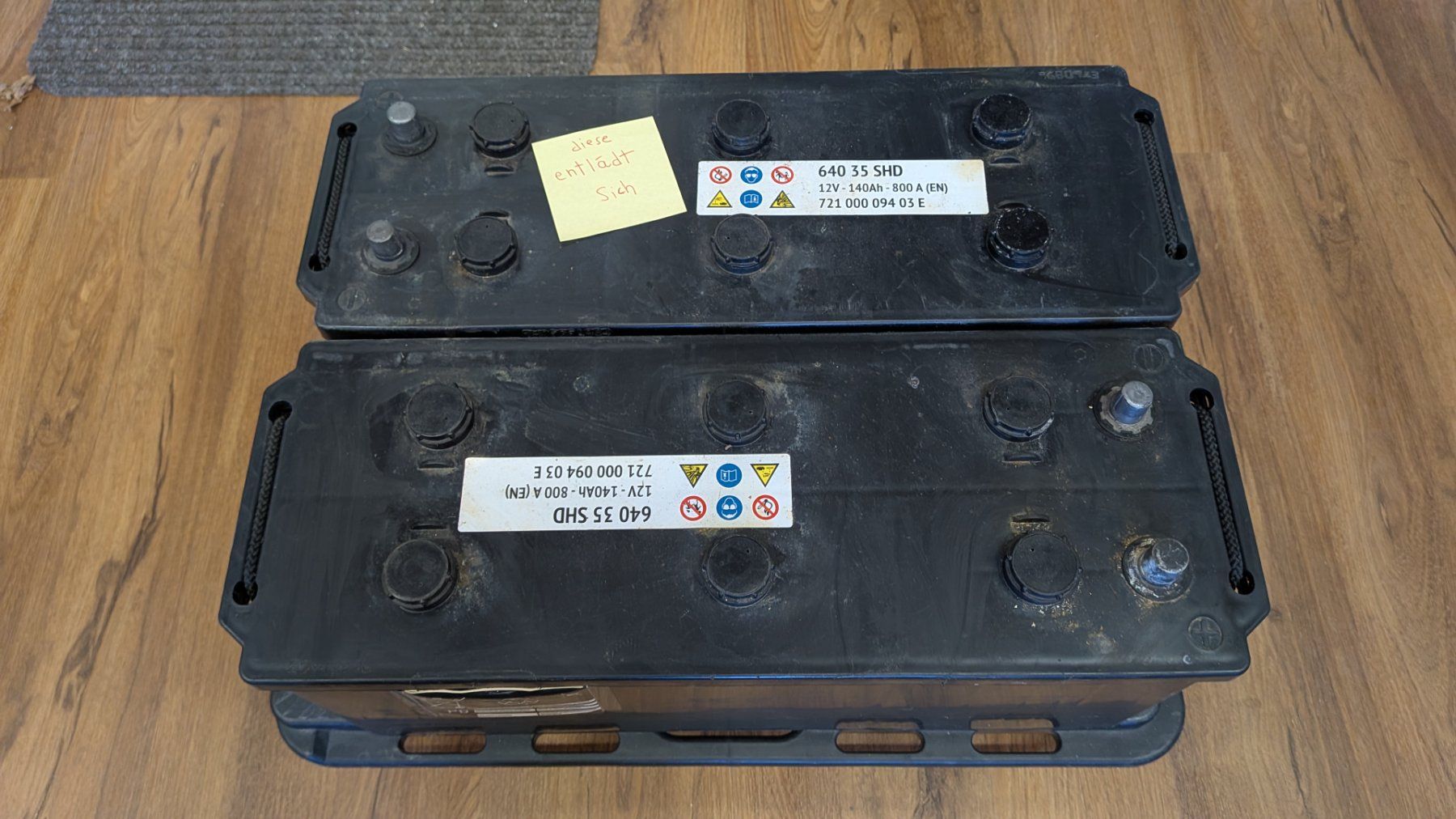 Caricatori & Batterie: 2x  Starterbatterie Nutzfahrzeuge 800A – Usato da Salez venduto da EMERCARO 4