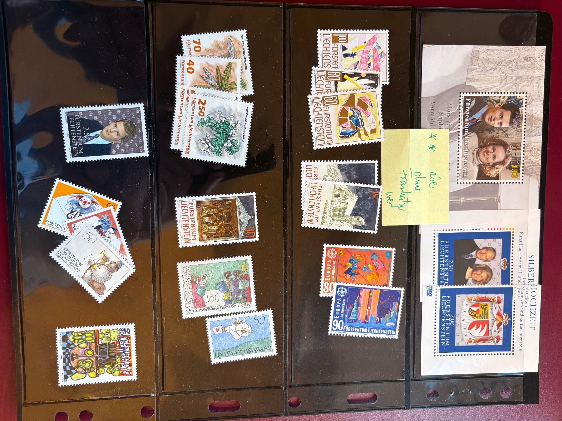 Tutti i francobolli: FL Briefmarken frankaturgültig 38.60 - – Nuovo (secondo la descrizione) da Kilchberg BL venduto da Arutha 1