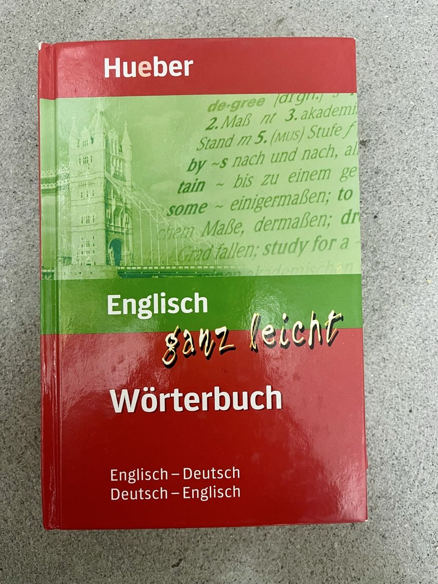 Libri: Huber Englisch Wörterbuch Deutsch-Englisch – Usato da Oberengstringen venduto da boj_9p7y