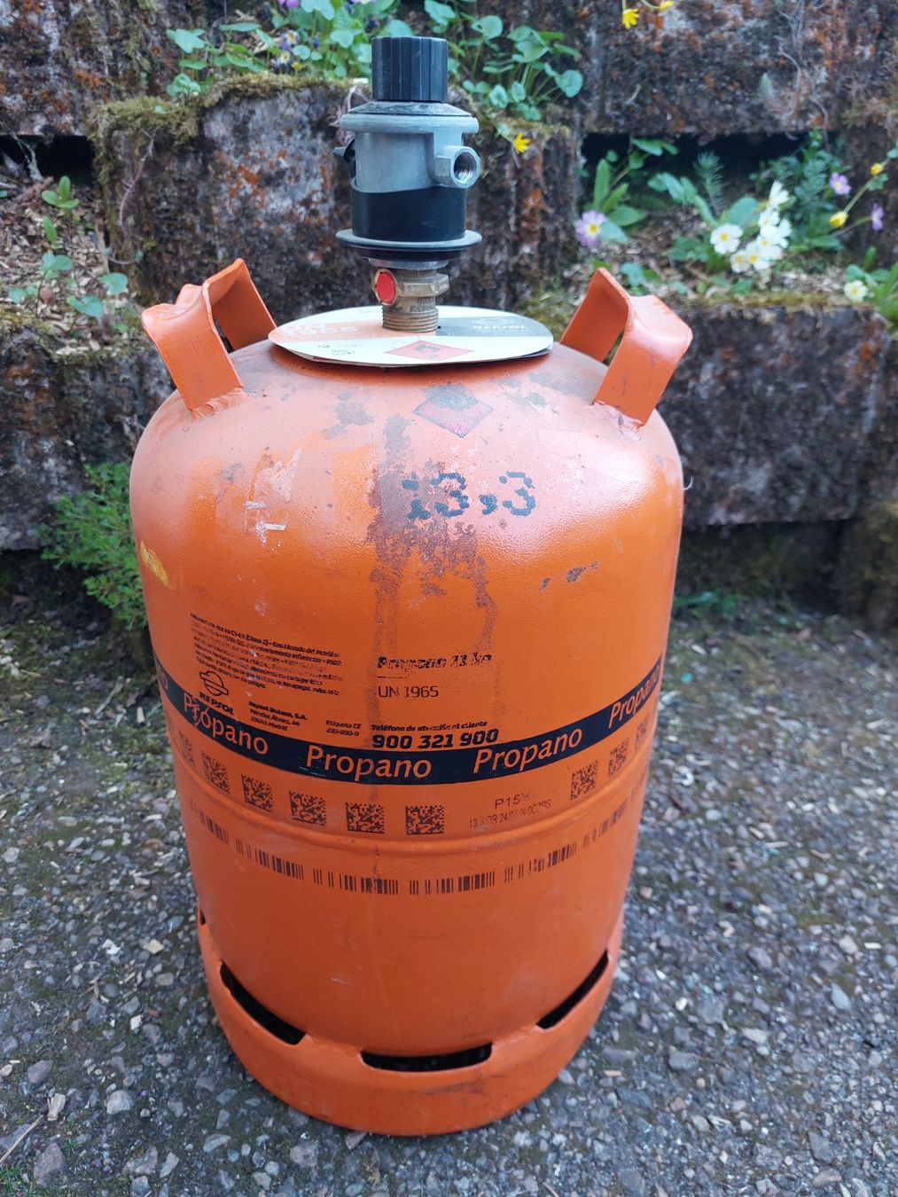 Griglie: Gasflasche Repsol Spanien – Usato da Kriens venduto da Allerhand5 1