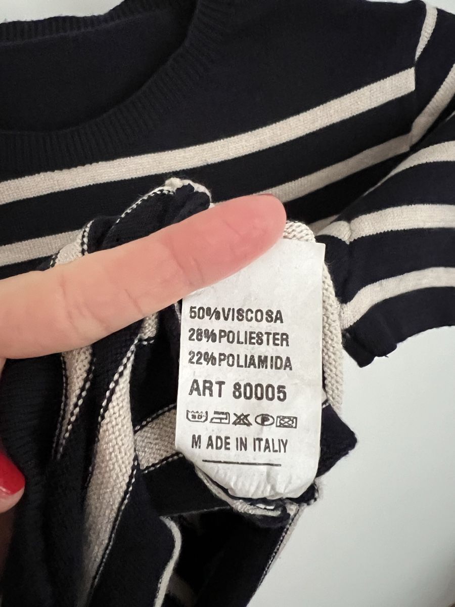 Top: Top knitted shirt striped  NEW – Nuovo e nell'imballaggio originale da Zürich venduto da eve_m2gr 3