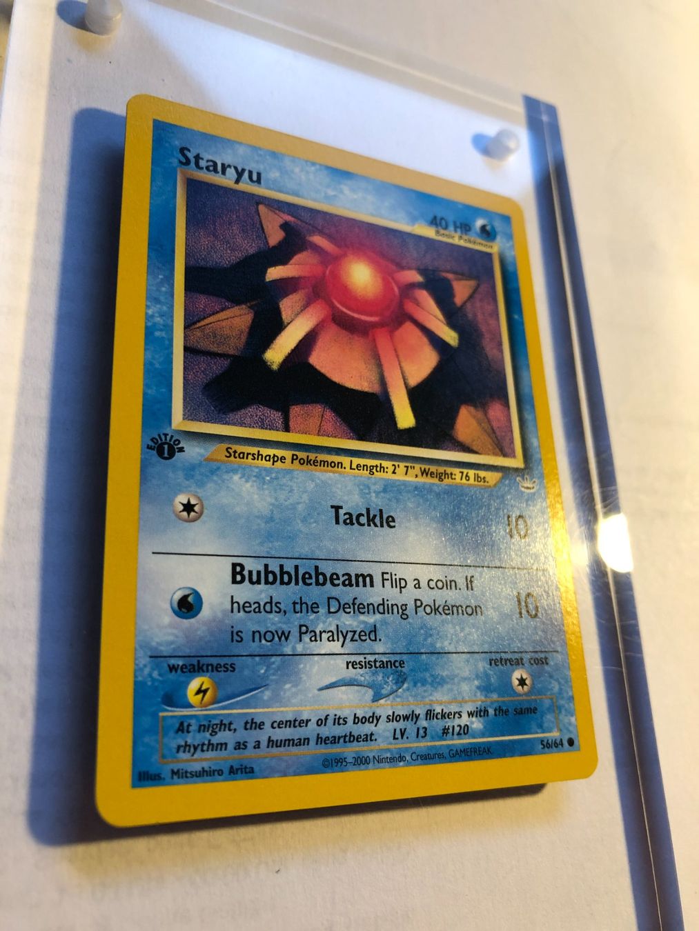 Sammelbilder & Trading cards: Staryu 1st Neo Revelation - MINT - ab 1.- – Gebraucht aus Giubiasco von dan_pr8b 1