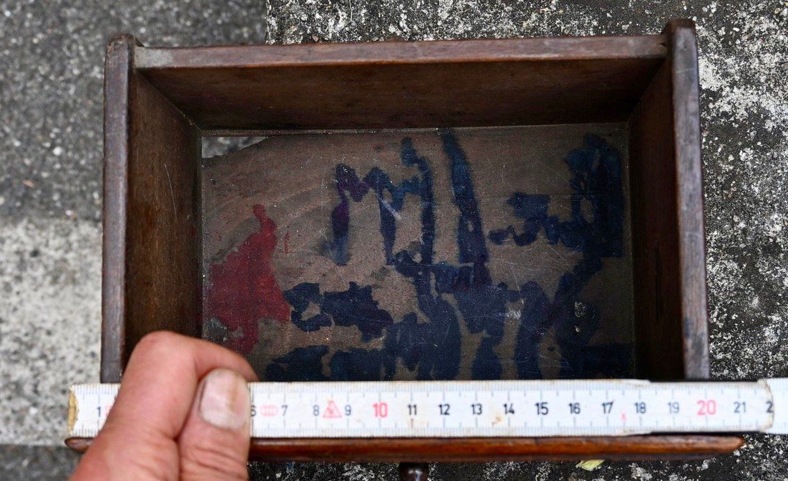 Caisses de transport: 3 handliche antike Apothekerschubladen ? qualitatives Holz – D'occasion à Pfaffhausen par mono_rec 9