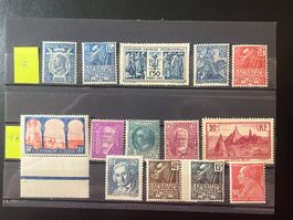 14 timbres neufs ** et * 1924 à 1934