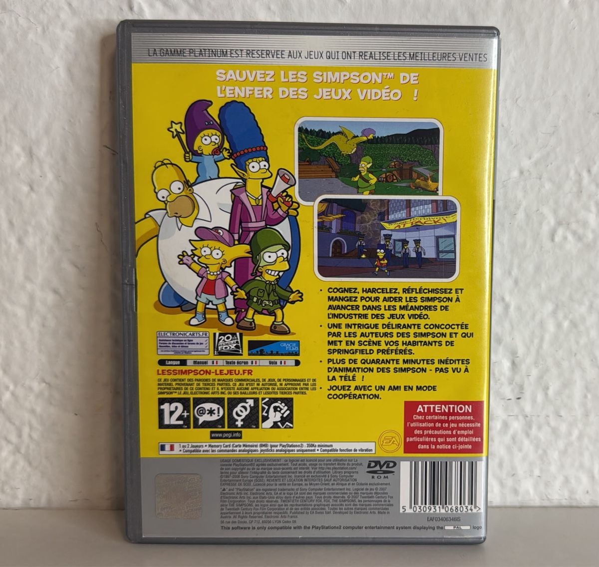 Sony Giochi: The Simpsons PS2 Game - Platinum Edition PAL – Usato da Ehrendingen venduto da bubulence 1