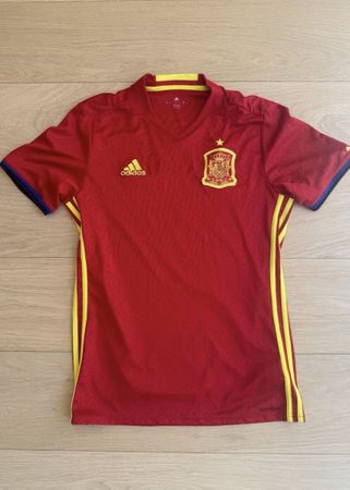 Adidas Fussballtrikot Spanien rot Grösse S