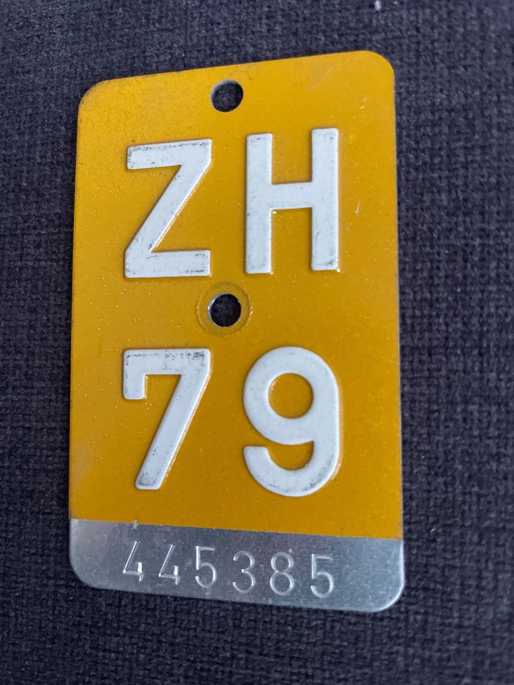 Ecriteaux: Mofanummer, Töflinummer ZH 79 – D'occasion à Winterthur par cheerio97 1