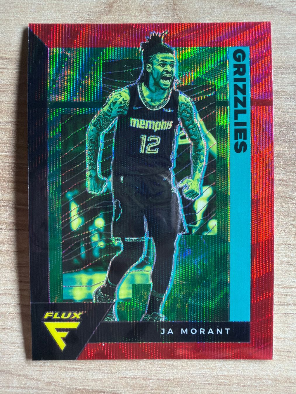 Nba Sammelbilder & Trading cards: NBA Ja Morant Second Year RED WAVE Flux 20/21 – Gebraucht aus Netstal von Clutch79Cardz