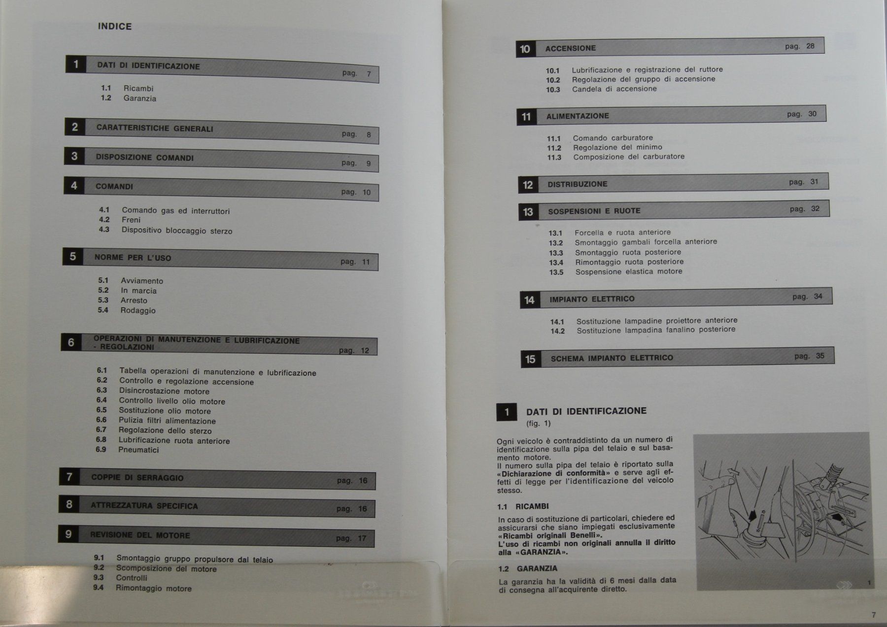 Benelli Documenti: ORIGINAL WEKSTATTHANDBUCH | BENELLI - S50 | AB 04.1987 – Usato da Unterägeri venduto da GIGOLOLIT 4