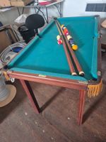 Billardtisch mit Zubehör gebraucht Zustand
