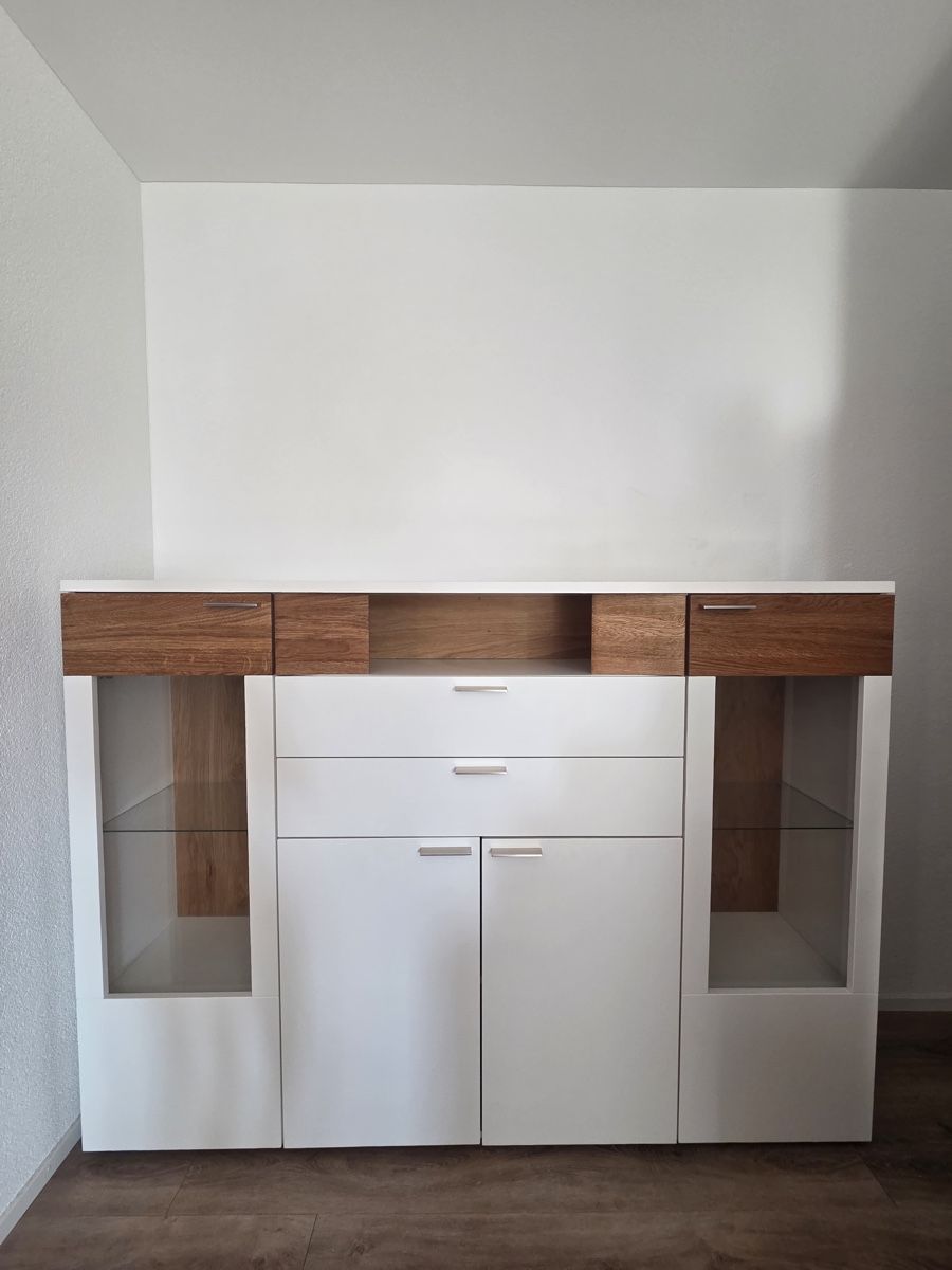 Credenze: Sideboard weiss mit Holz – Usato da Mörschwil venduto da Schnuggi15
