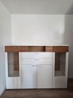 Sideboard weiss mit Holz