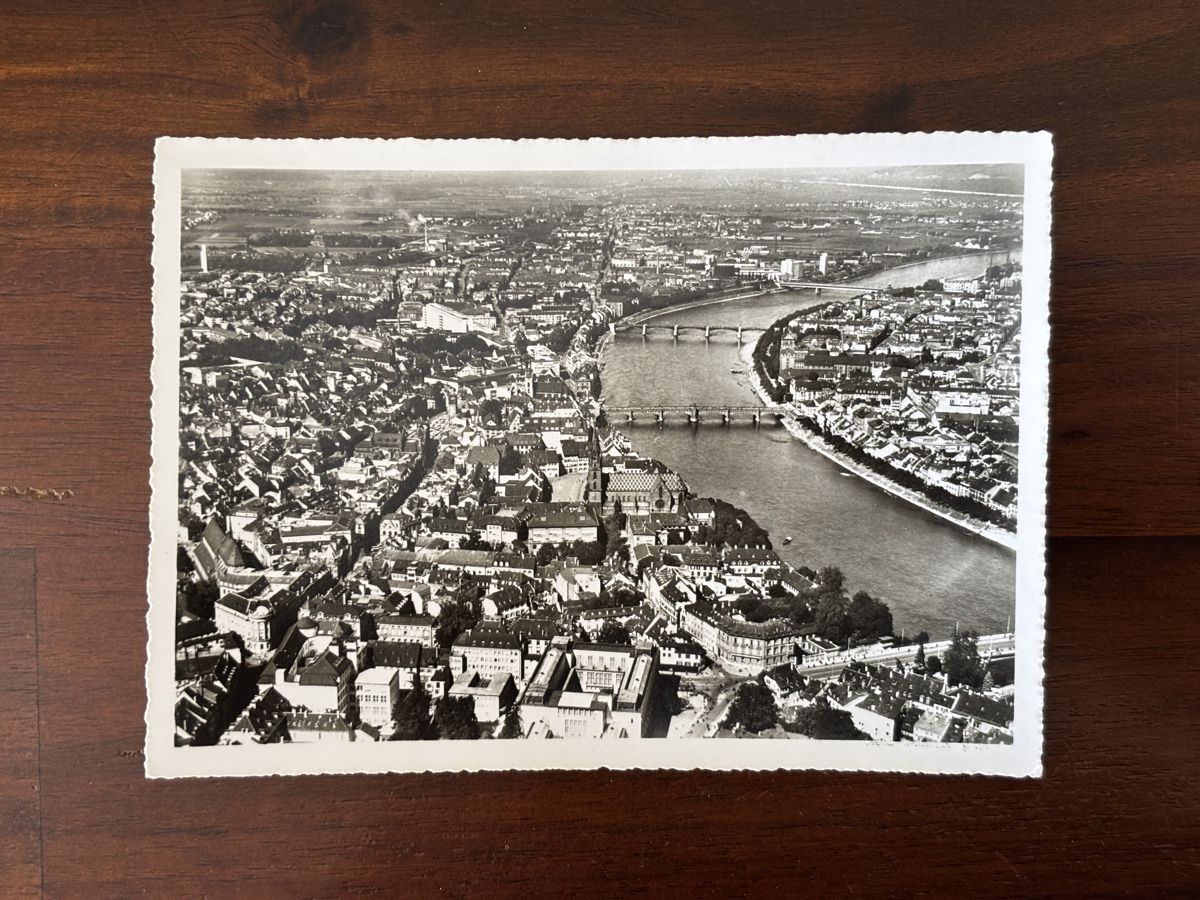 Cartoline postali: AK Basel Die vier Rheinbrücken – Nuovo (secondo la descrizione) da Castione venduto da semc
