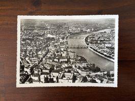 AK Basel Die vier Rheinbrücken