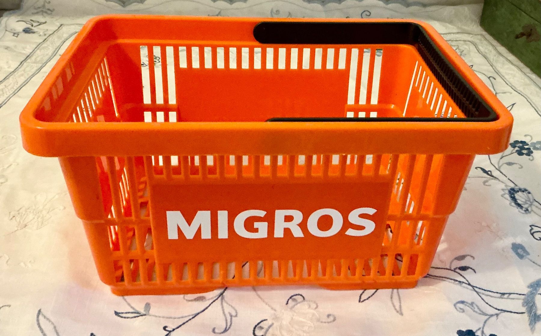 Giocattoli: KLEINER MIGROS EINKAUFSKORB – Usato da Zell LU venduto da Silvermemory 2