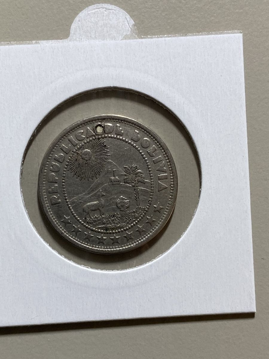 Tutti le monete: Bolivie - 50 centavos - 1937 – Usato da Payerne venduto da Mike1682 1