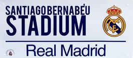 Blechschild-FC REAL MADRID SANTIAGO