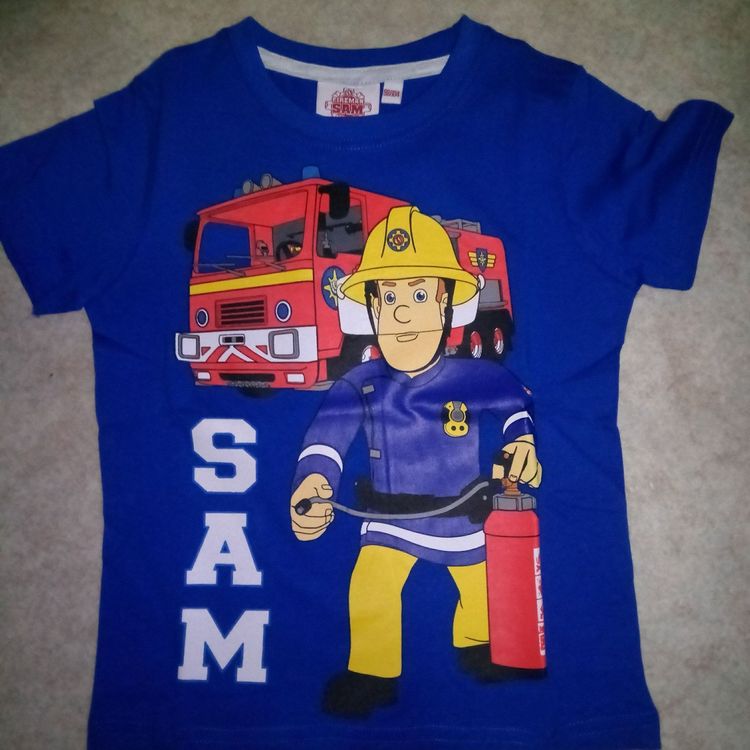 Feuerwehrmann Sam T-Shirt Neu Gr.110/116 | Kaufen auf Ricardo