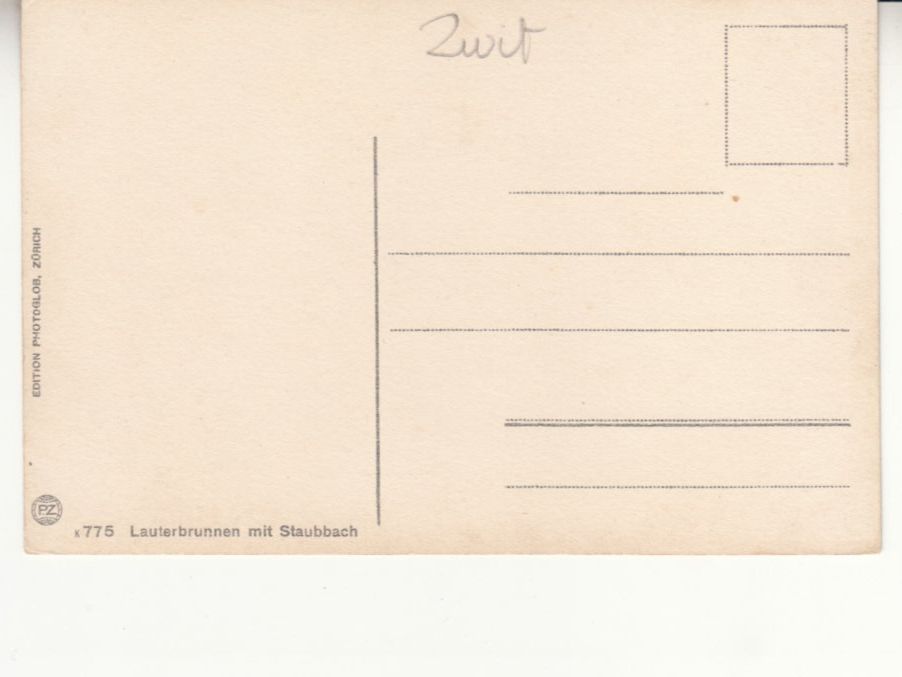 Cartoline postali: Lauterbrunnen ca. 1910 – Usato da Bürglen TG venduto da StampGraf 1
