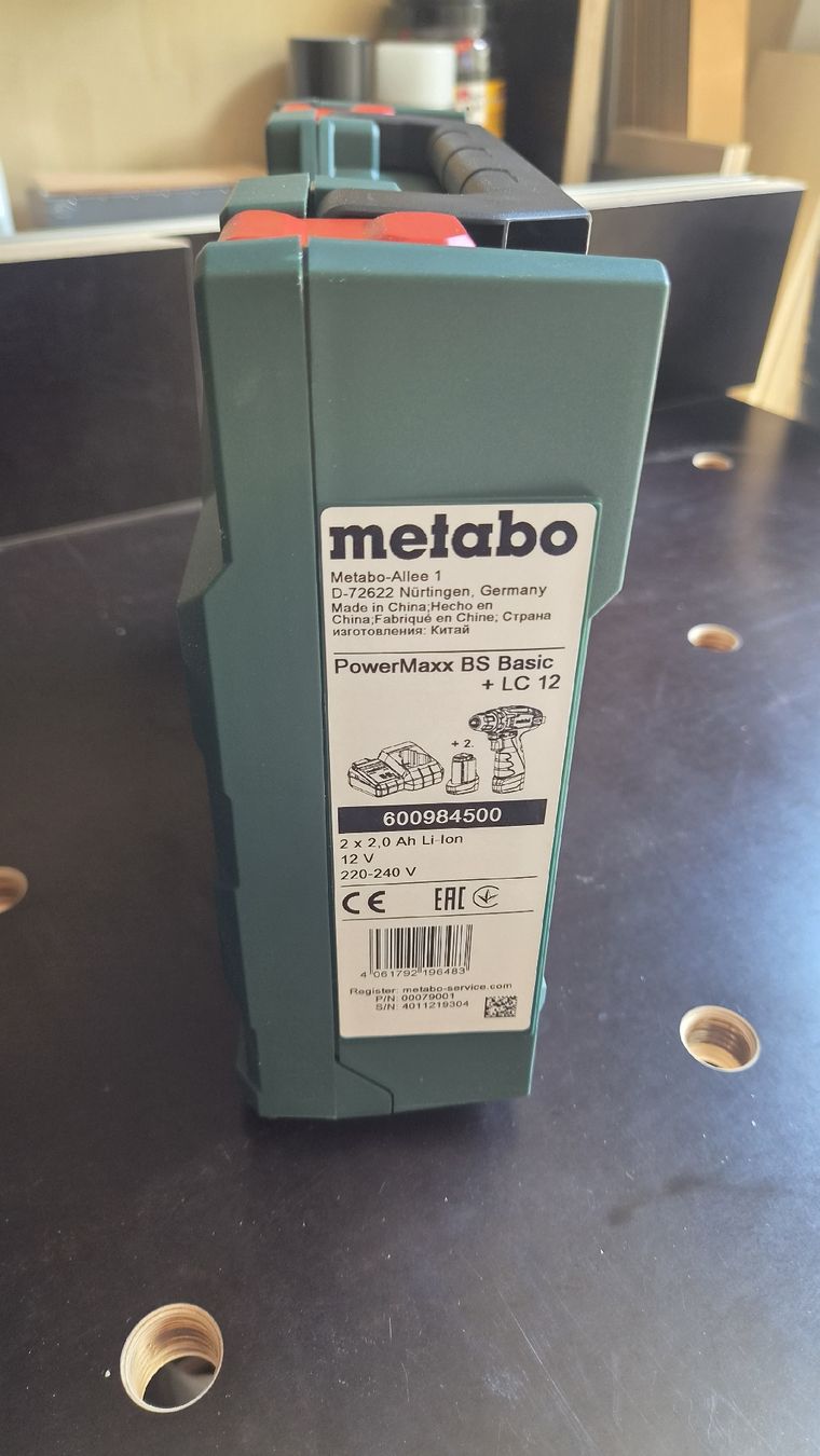 Alle Maschinen: Metabo PowerMaxx BS Basic Akkuschrauber + LC 12V – Neu und originalverpackt aus Wassen UR von Reto_kieliger 3