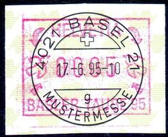 SONDERAUSGABE AUTOMARKENMARKE MUSTERMESSE BASEL ATM10- D1423