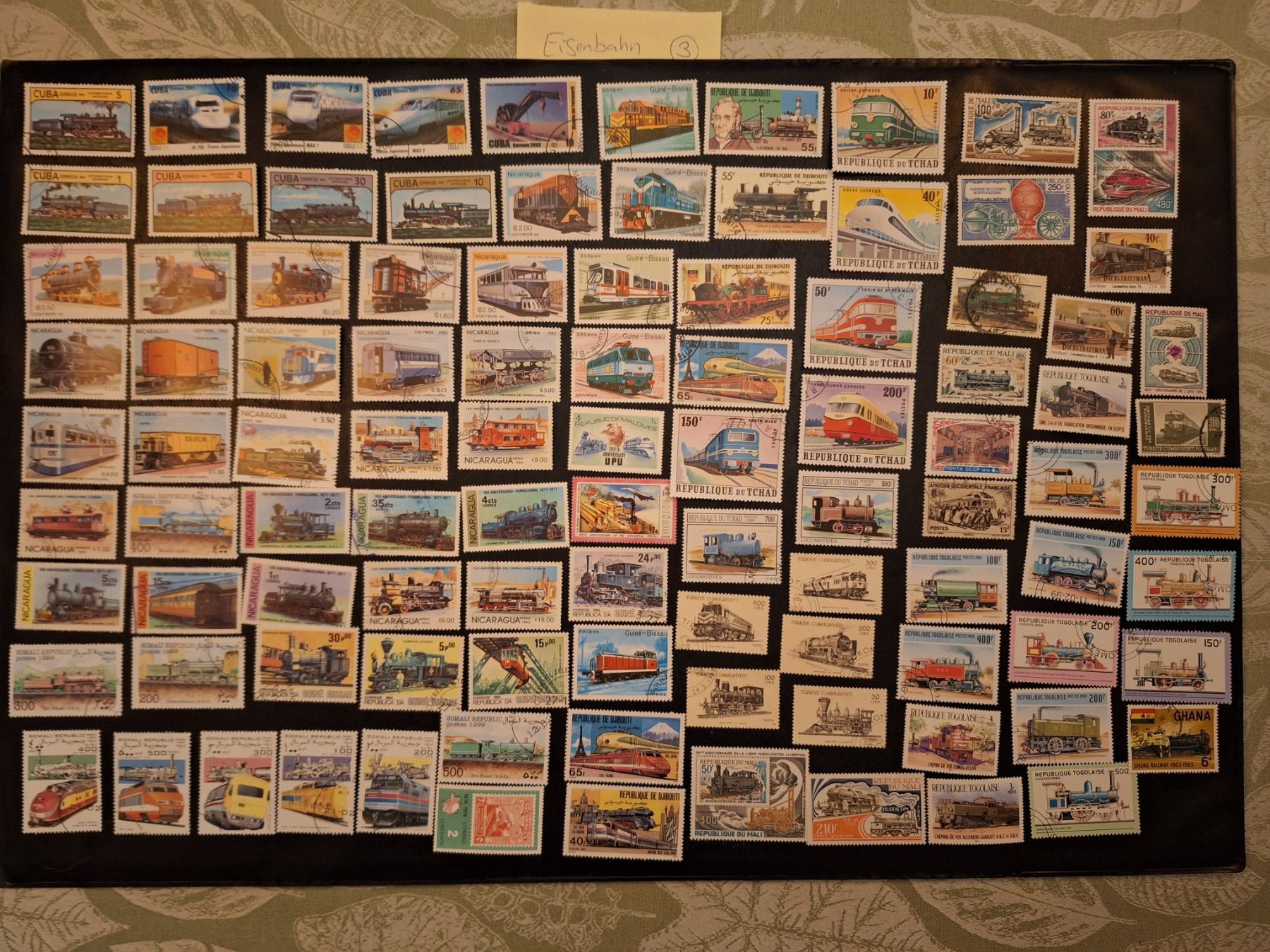 Alle Briefmarken: Grosse Eisenbahn-Sammlung (3) – Gebraucht aus Genolier von Antoine30 2