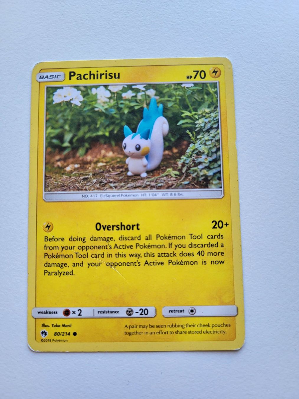 Pokémon Sammelbilder & Trading cards: Pachirisu (Lost Thunder 80/214) Yuka Morii – Gebraucht aus Erlenbach ZH von ram_mjn5